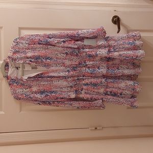 Long sleeve ruffle dress